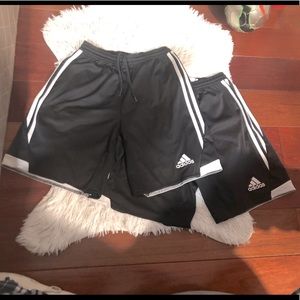 BUNDLE two adidas soccer shorts